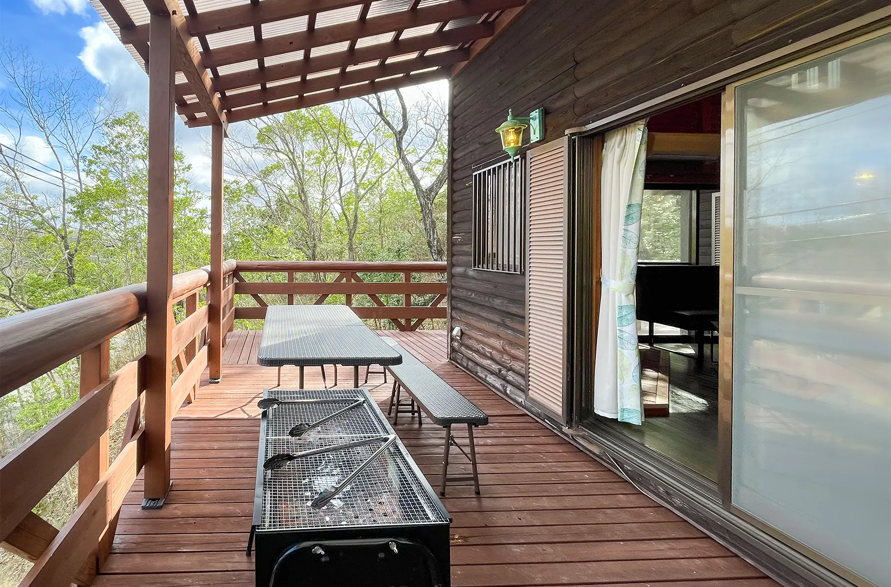 THE森大将のBBQウッドデッキ