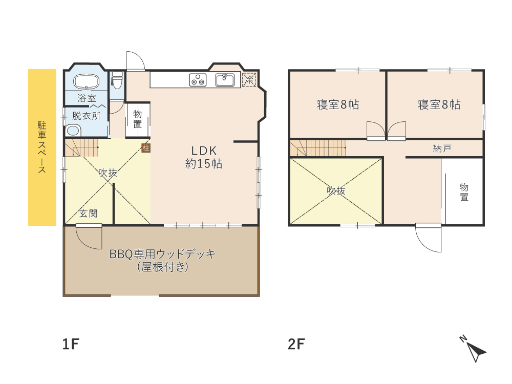 湖西 葉隠庵間取り図