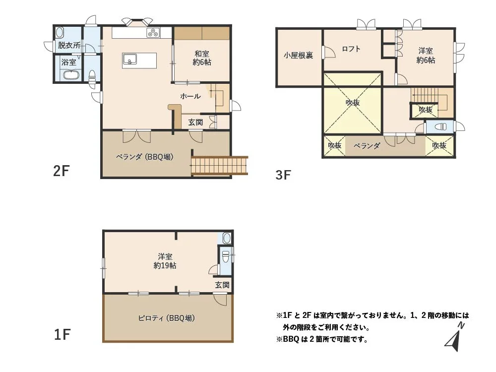 THE山将軍 間取り図